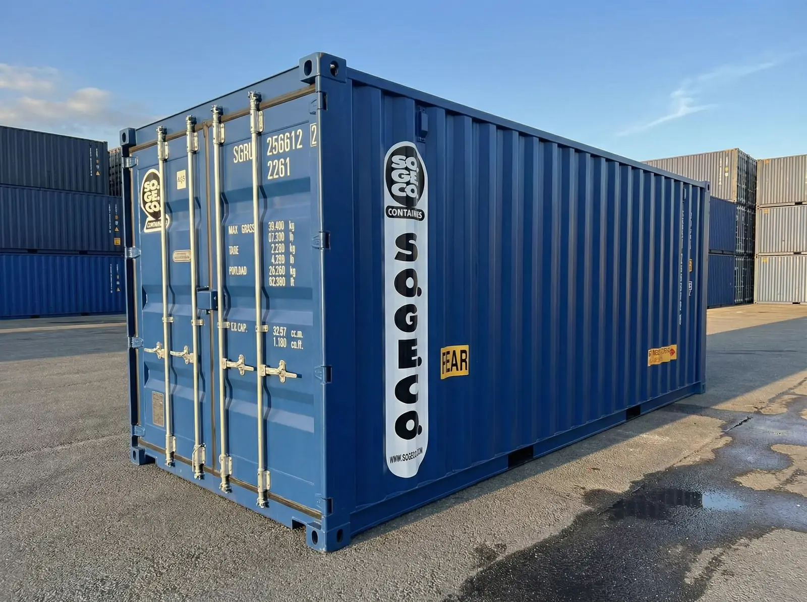 20ft Double Door Containers